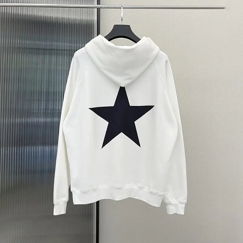 Y2K Star Print Hoodie