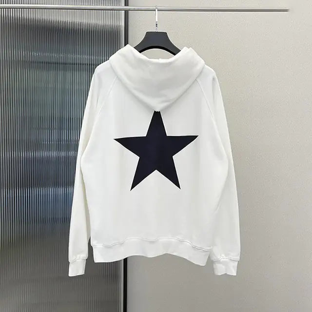 Y2K Star Print Hoodie